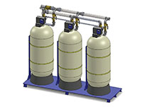 Culligan® Hi-Flo® 3e Skid Series Softeners