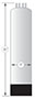 Culligan® 12,600 Gallon (gal) Capacity (Grains) Portable Exchange Deionizer (PEDI) System